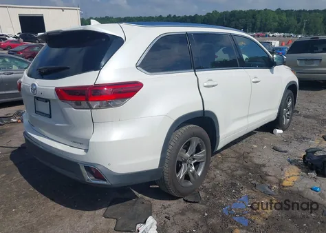 2018 Toyota Highlander Limited Platinum from USA, damaged, VIN 5TDYZRFH2JS285437
